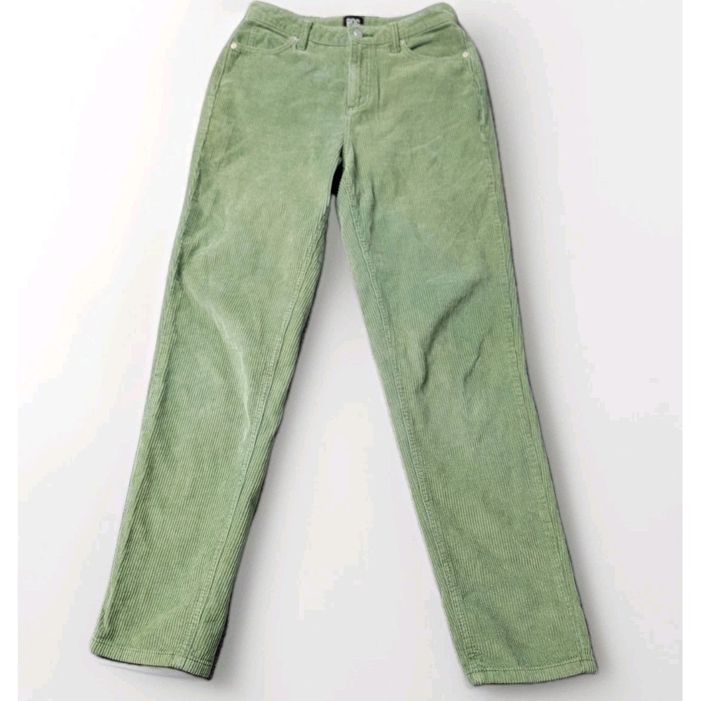 BDG‎ Women's Corduroy Pants Green Mom High Rise Straight Leg Size 26